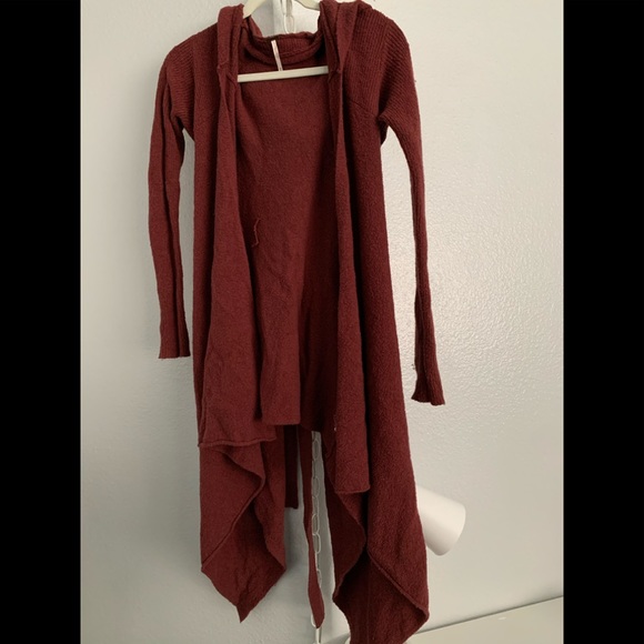 Free People Sweaters - Free people wrap asymmetrical cardigan with hood